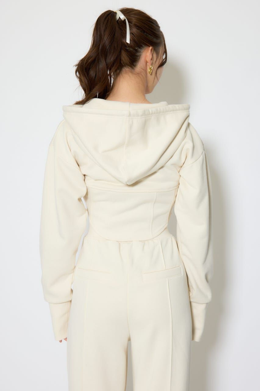 rienda「ビスチェディティールフードスウェット」|Tシャツ・カットソー|