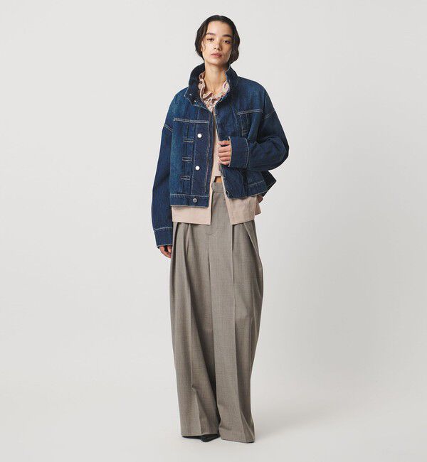 AEWEN MATOPH「＜AEWEN MATOPH＞スタンドカラーデニムブルゾン」|デニムジャケット|