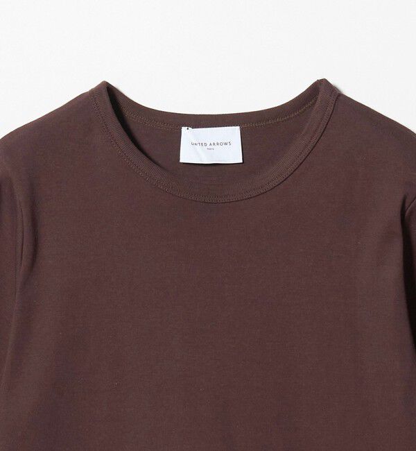 UNITED ARROWS「５分袖 コットン フライス Tシャツ」|Tシャツ・カットソー|