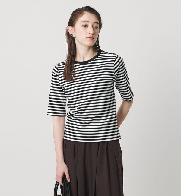 UNITED ARROWS「５分袖 コットン フライス Tシャツ」|Tシャツ・カットソー|その他1