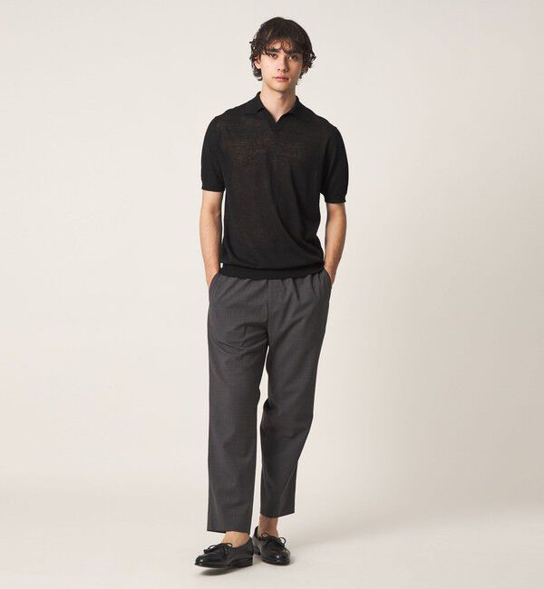 UNITED ARROWS「リネン/コットン スキッパー ポロシャツ」|ポロシャツ|