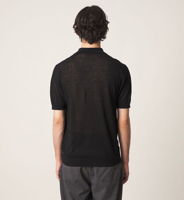 UNITED ARROWS「リネン/コットン スキッパー ポロシャツ」|ポロシャツ|