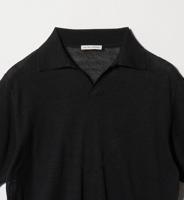 UNITED ARROWS「リネン/コットン スキッパー ポロシャツ」|ポロシャツ|