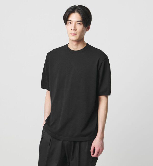 UNITED ARROWS「コットン ニット Tシャツ」|Tシャツ・カットソー|
