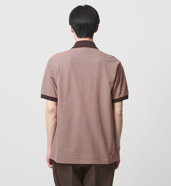 UNITED ARROWS「【別注】＜LACOSTE＞ボーダー スキッパー ポロシャツ」|ポロシャツ|