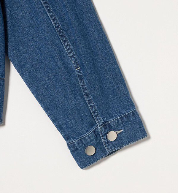 UNITED ARROWS「ステッチ フレア デニムジャケット」|デニムジャケット|