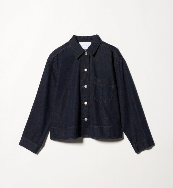 UNITED ARROWS「ステッチ フレア デニムジャケット」|デニムジャケット|