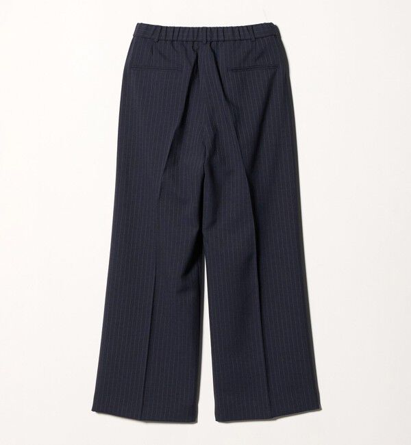 UNITED ARROWS「Spiree ストライプ ワイドパンツ ‐ウォッシャブル‐」|スラックス|