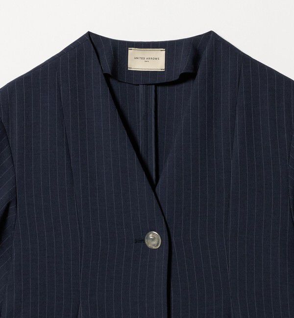 UNITED ARROWS「Spiree ストライプ ブラウス ‐ウォッシャブル‐」|シャツ・ブラウス|