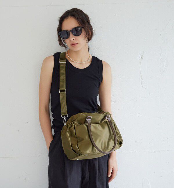 UNITED ARROWS green label relaxing「【WEB限定】2WAY Wジップ ボストン バッグ はっ水」|ボストンバッグ|