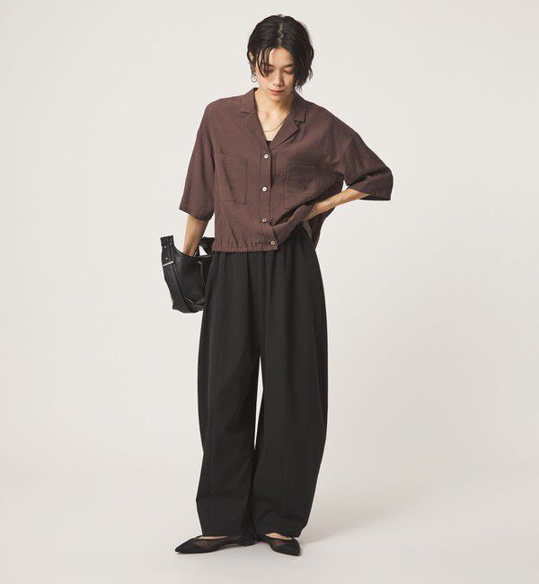 UNITED ARROWS green label relaxing「【WEB限定】＜at ease＞カーブ パンツ マシンウォッシャブル ストレッチ UVカット」|その他|