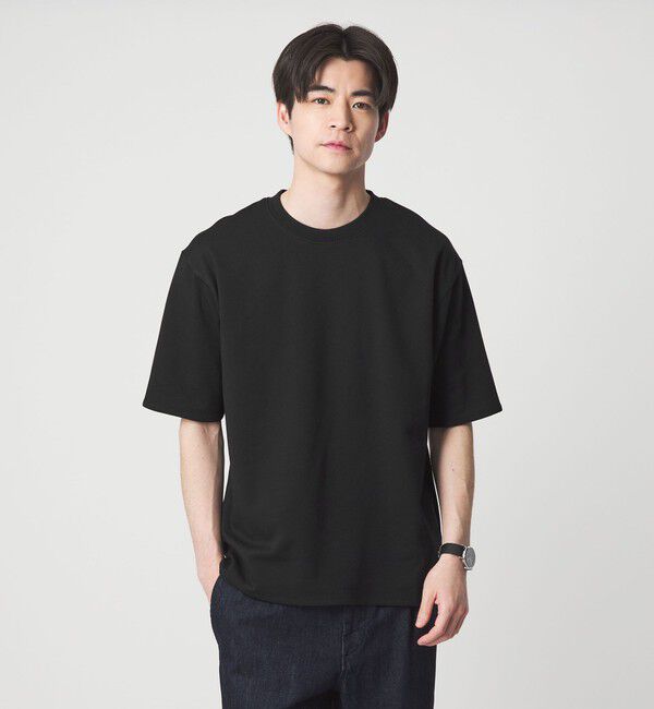 UNITED ARROWS green label relaxing「ダブルフェイス クルーネック 半袖 Tシャツ カットソー -吸水速乾・抗菌-」|Tシャツ・カットソー|