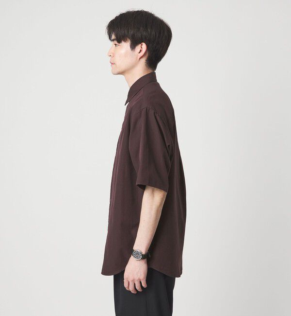 UNITED ARROWS green label relaxing「FINE BASIC スビン オックスフォード ジャストルーズ 半袖 シャツ」|シャツ・ブラウス|