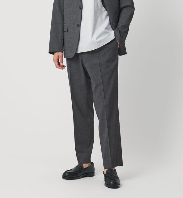 BEAUTY&YOUTH UNITED ARROWS「ASTY 1プリーツ スラックス NO.5 セットアップ対応」|チノ|