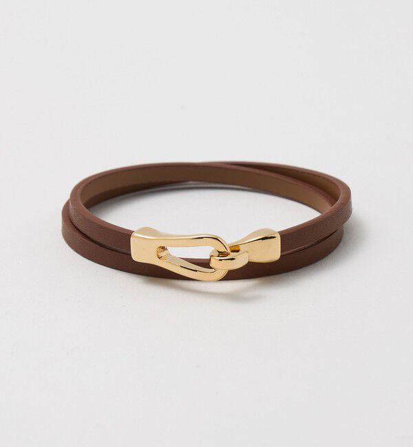 BEAUTY&YOUTH UNITED ARROWS「メタル&times;レザーベルト ブレスレット」|ブレスレット・バングル|