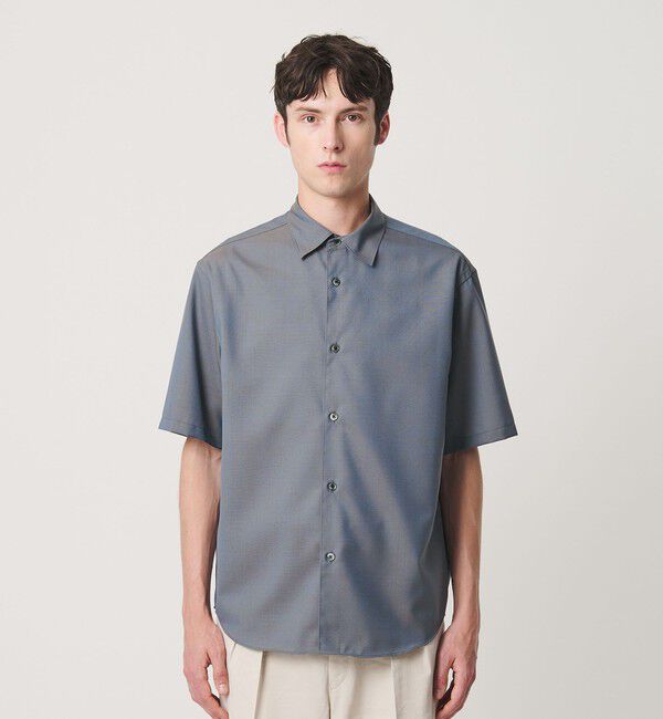 BEAUTY&YOUTH UNITED ARROWS「尾州 TW レギュラー ショートスリーブ シャツ GRANDE TAPERD型 ウォッシャブル MADE IN JAPAN」|シャツ・ブラウス|