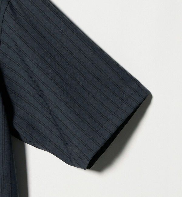 BEAUTY&YOUTH UNITED ARROWS「尾州 ストライプ レギュラー ショートスリーブ シャツ GRANDE TAPERD型 ウォッシャブル MADE IN JAPAN」|シャツ・ブラウス|