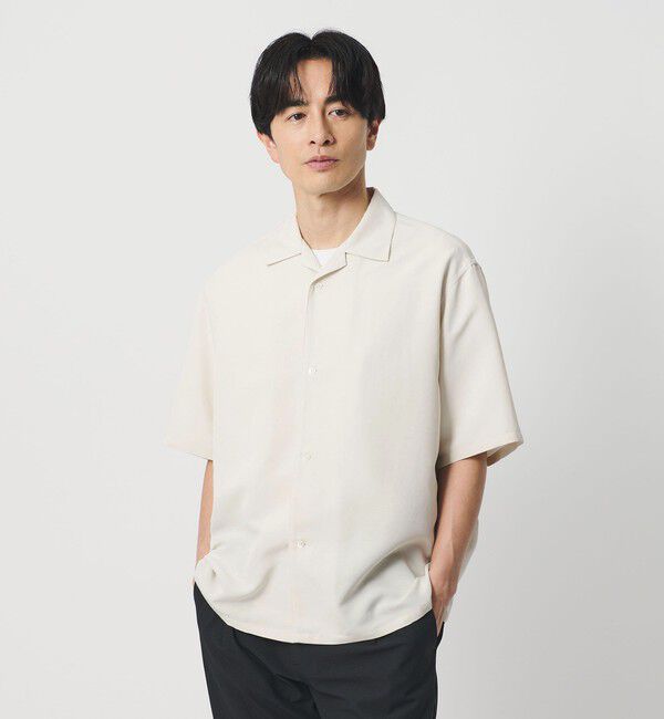 BEAUTY&YOUTH UNITED ARROWS「シルキータッチ ナロー オープンカラー シャツ FORM型」|シャツ・ブラウス|