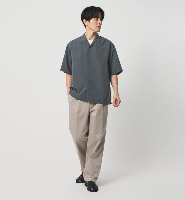 BEAUTY&YOUTH UNITED ARROWS「シルキータッチ ナロー オープンカラー シャツ FORM型」|シャツ・ブラウス|