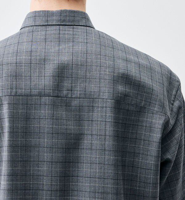 Edition「Super120's ウォッシャブルウール リラックスハーフスリーブシャツ」|シャツ・ブラウス|