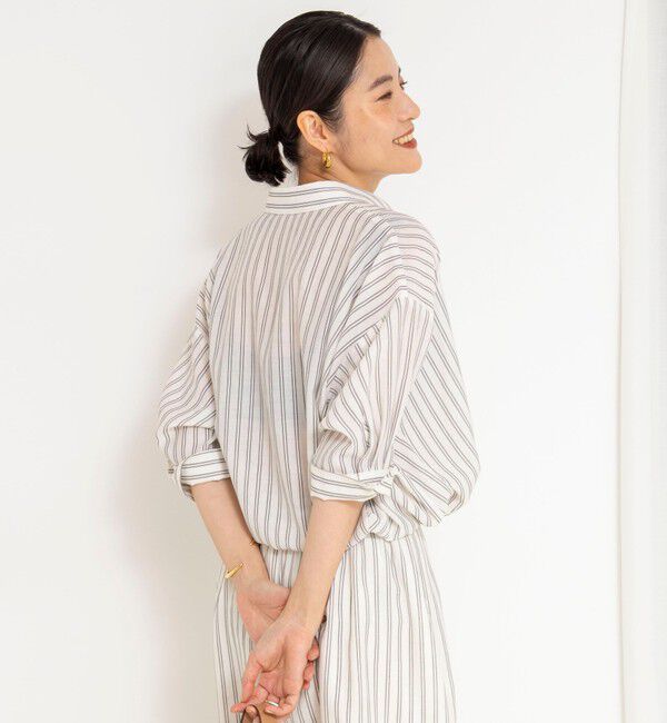 NOLLEY'S「ウォッシャブルドロストシャツ」|シャツ・ブラウス|