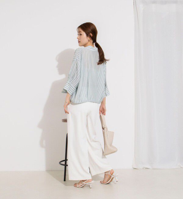 NOLLEY'S「ウォッシャブルドロストシャツ」|シャツ・ブラウス|