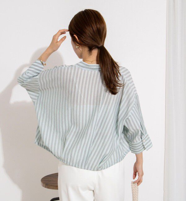 NOLLEY'S「ウォッシャブルドロストシャツ」|シャツ・ブラウス|