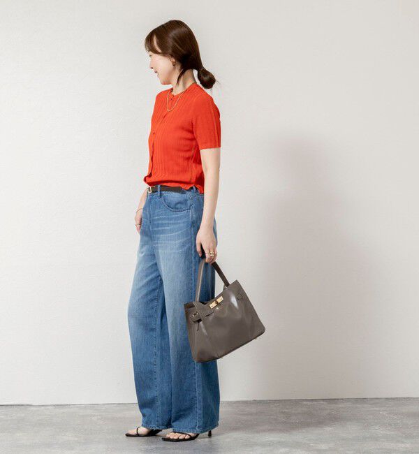 NOLLEY'S sophi「【WALANCE/ワランス】paper rib knit 2way tops」|カーディガン|