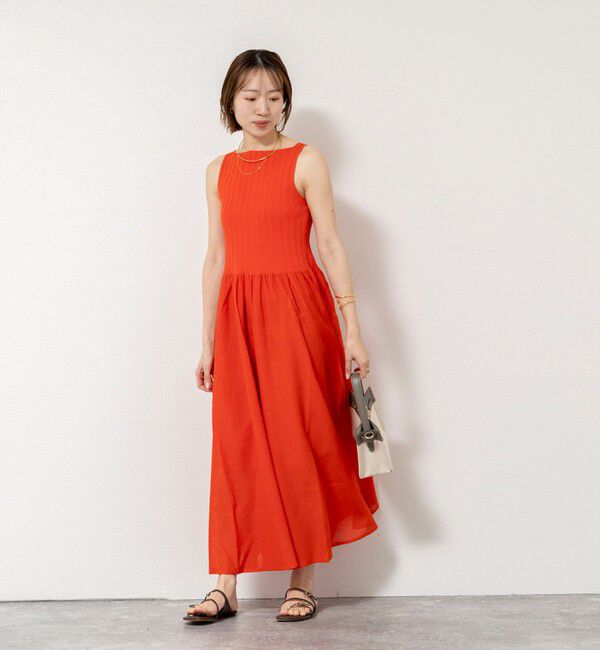 NOLLEY'S sophi「【WALANCE/ワランス】paper rib knit dress」|ワンピース|