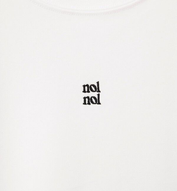 NOLLEY'S「【nolnol/ノルノル】ウォッシャブルクルーネックTee」|Tシャツ・カットソー|