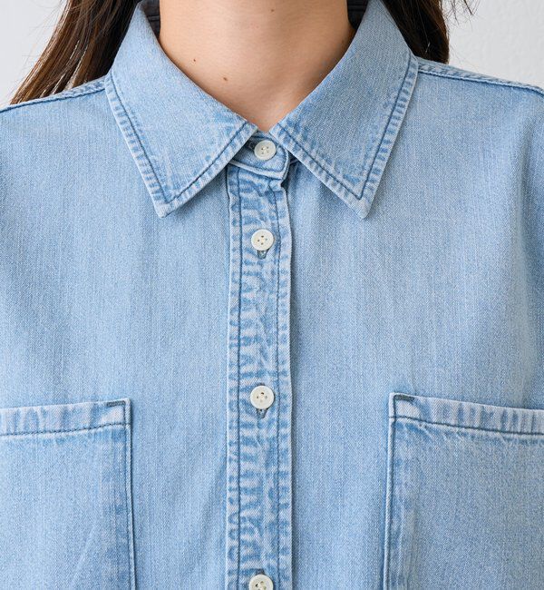  「予約【RIMH（リムエイチ）】ポンチョデニムシャツ」|シャツ・ブラウス|