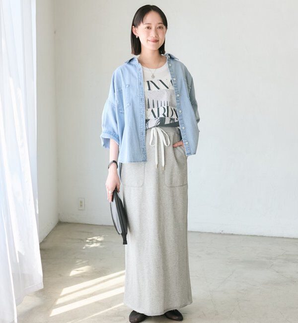  「予約【RIMH（リムエイチ）】ポンチョデニムシャツ」|シャツ・ブラウス|