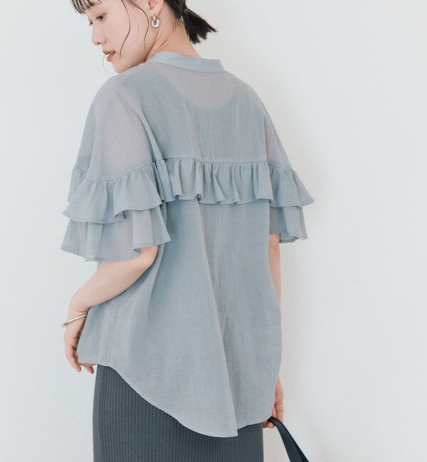  「予約【ASUKAコラボカラー企画】ティアードフリルブラウス」|シャツ・ブラウス|