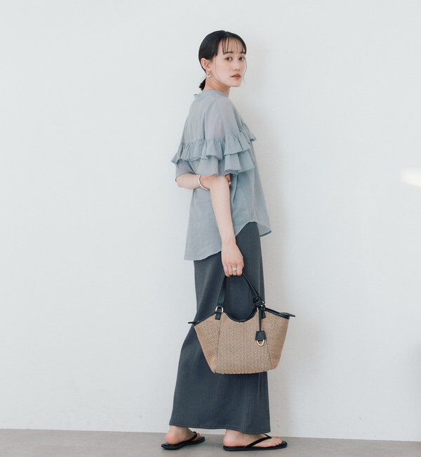  「予約【ASUKAコラボカラー企画】ティアードフリルブラウス」|シャツ・ブラウス|