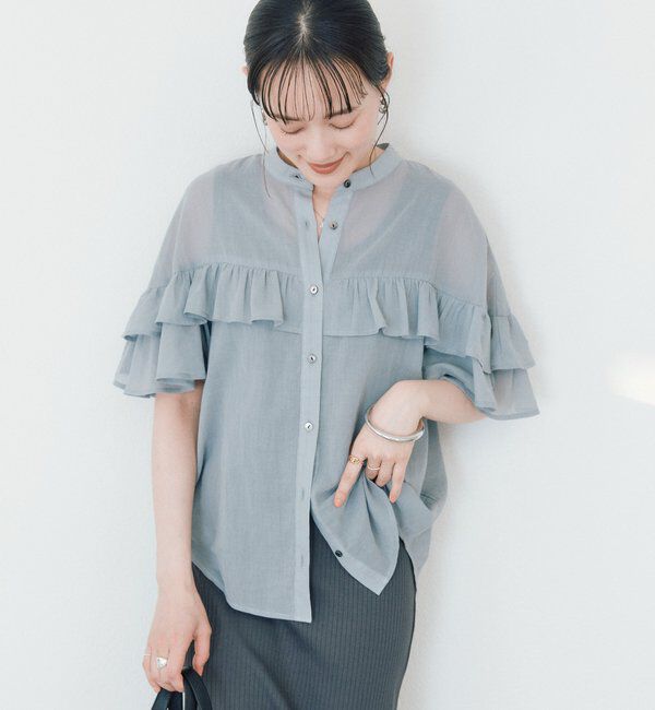  「予約【ASUKAコラボカラー企画】ティアードフリルブラウス」|シャツ・ブラウス|
