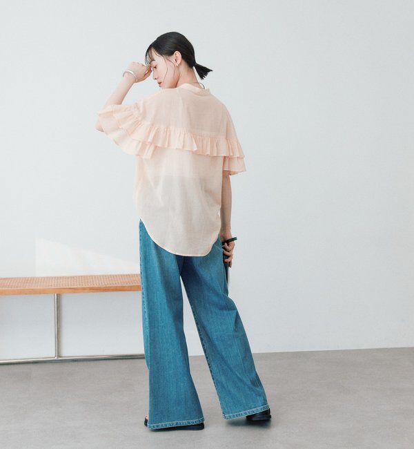  「予約【ASUKAコラボカラー企画】ティアードフリルブラウス」|シャツ・ブラウス|