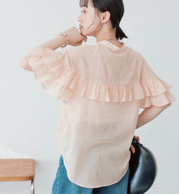  「予約【ASUKAコラボカラー企画】ティアードフリルブラウス」|シャツ・ブラウス|