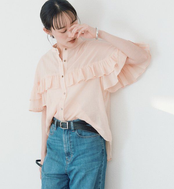  「予約【ASUKAコラボカラー企画】ティアードフリルブラウス」|シャツ・ブラウス|