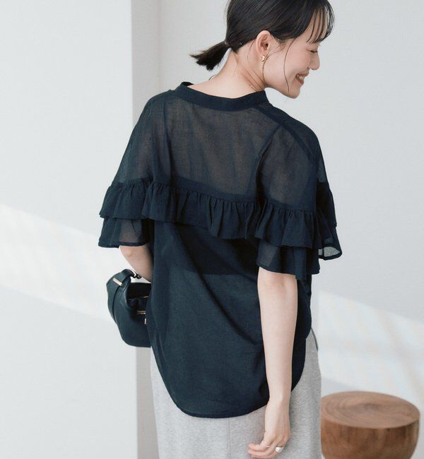  「予約【ASUKAコラボカラー企画】ティアードフリルブラウス」|シャツ・ブラウス|