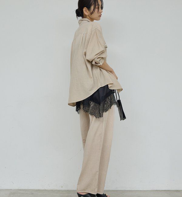  「【夏でも快適】シアーデニムパンツ」|デニム|