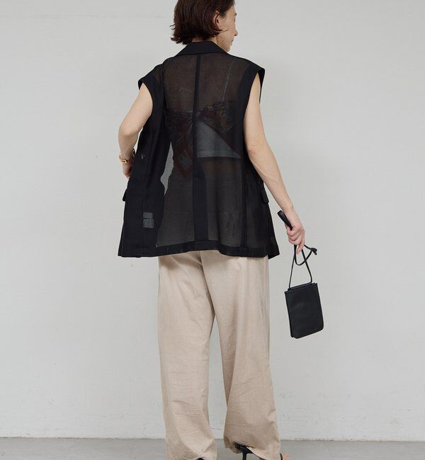  「【夏でも快適】シアーデニムパンツ」|デニム|