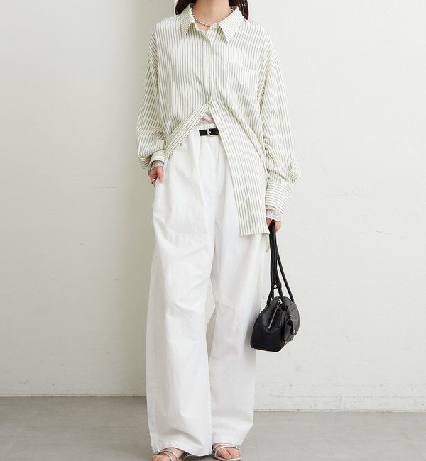  「ボタンレイヤードBIGシャツ」|シャツ・ブラウス|