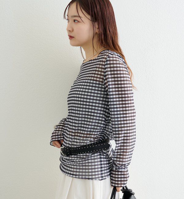  「プリントシアーロンT」|Tシャツ・カットソー|