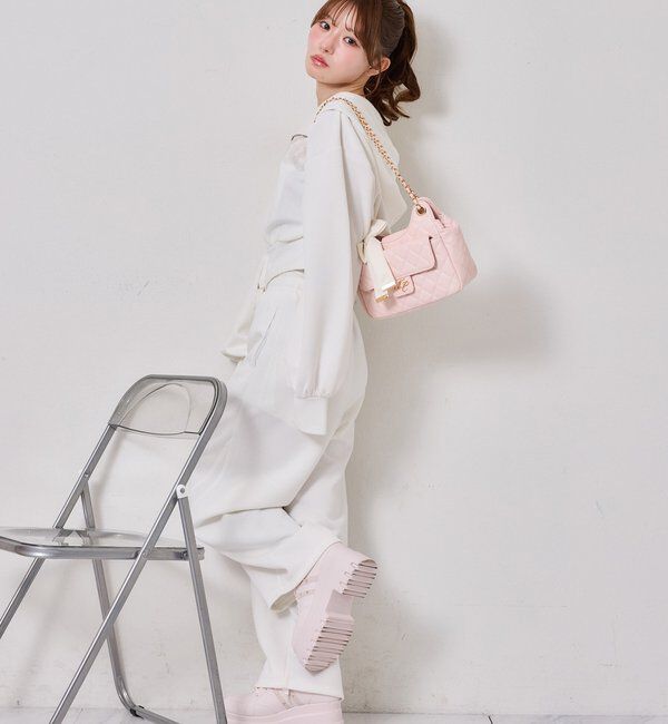  「【セットアップ可能】ウエストレースカットパンツ」|その他|