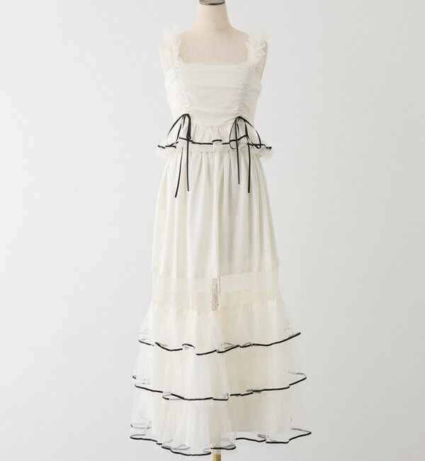  「【Tulle Collection】チュールロングスカート」|スカート|