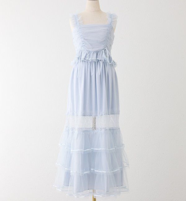  「【Tulle Collection】チュールロングスカート」|スカート|