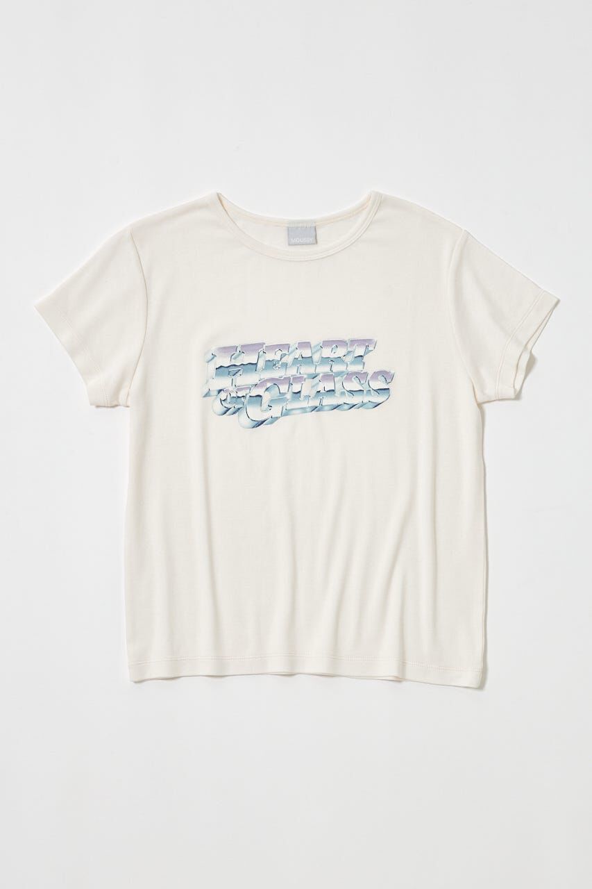 MOUSSY「CHROME LOGO TEE」|Tシャツ・カットソー|O/WHT1