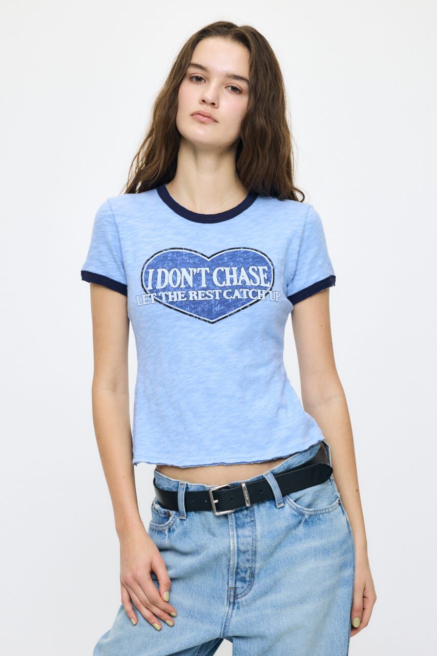 MOUSSY「I DON'T CHASE RINGER Tシャツ」|Tシャツ・カットソー|