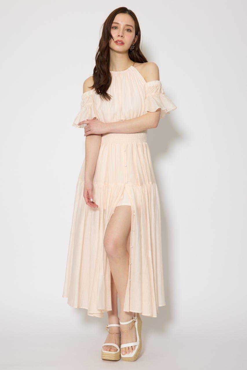 rienda「2WAYホルターネックロンパース」|ワンピース|L/PNK1