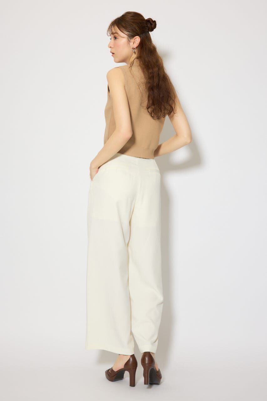 rienda「ゴールドボタンノースリニットトップス」|ニット・セーター|